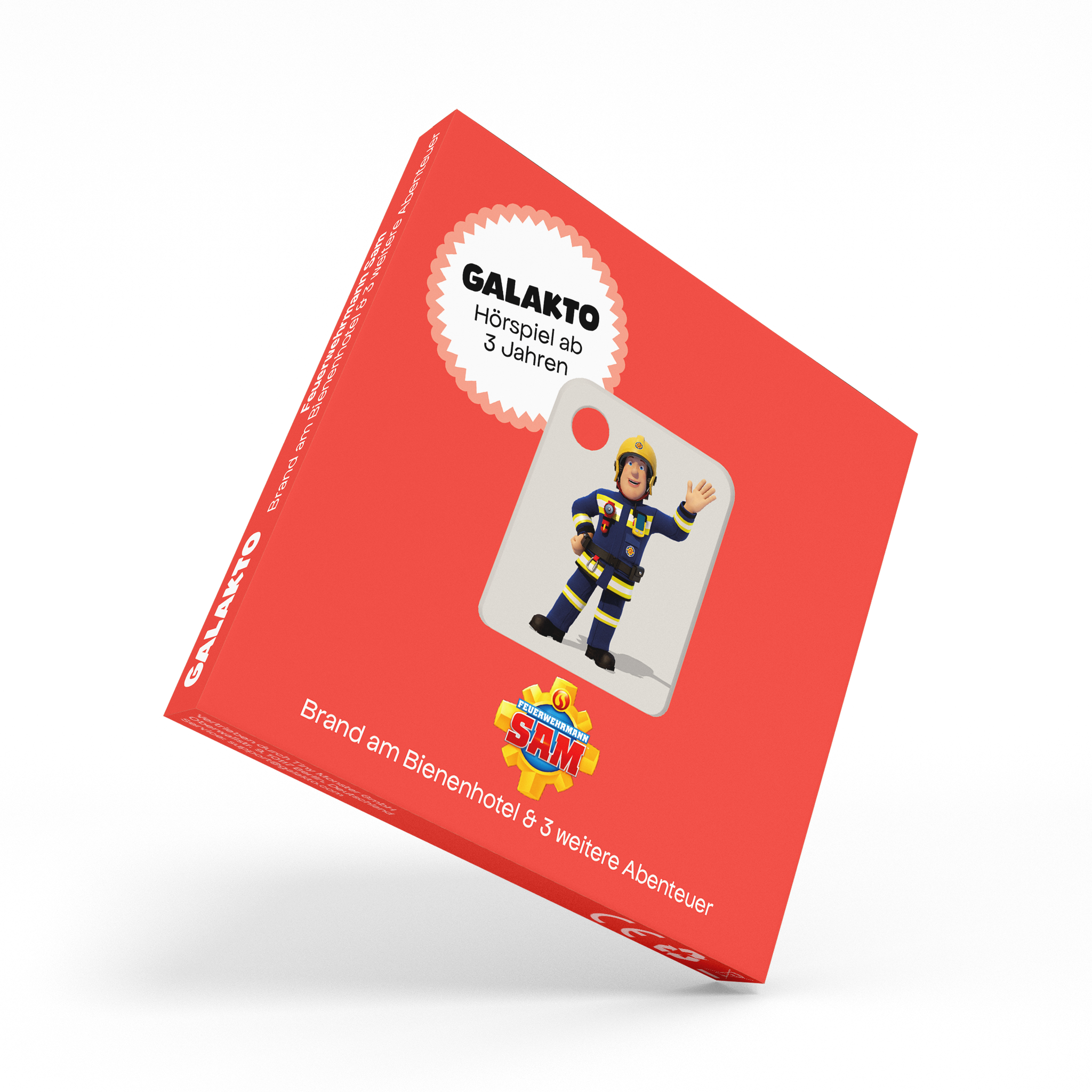 Feuerwehrmann Sam Hörspiel-Token Für Galakto Audio-Player – Ca. 50 Minuten Spielzeit, Für Kinder Ab 3 Jahren