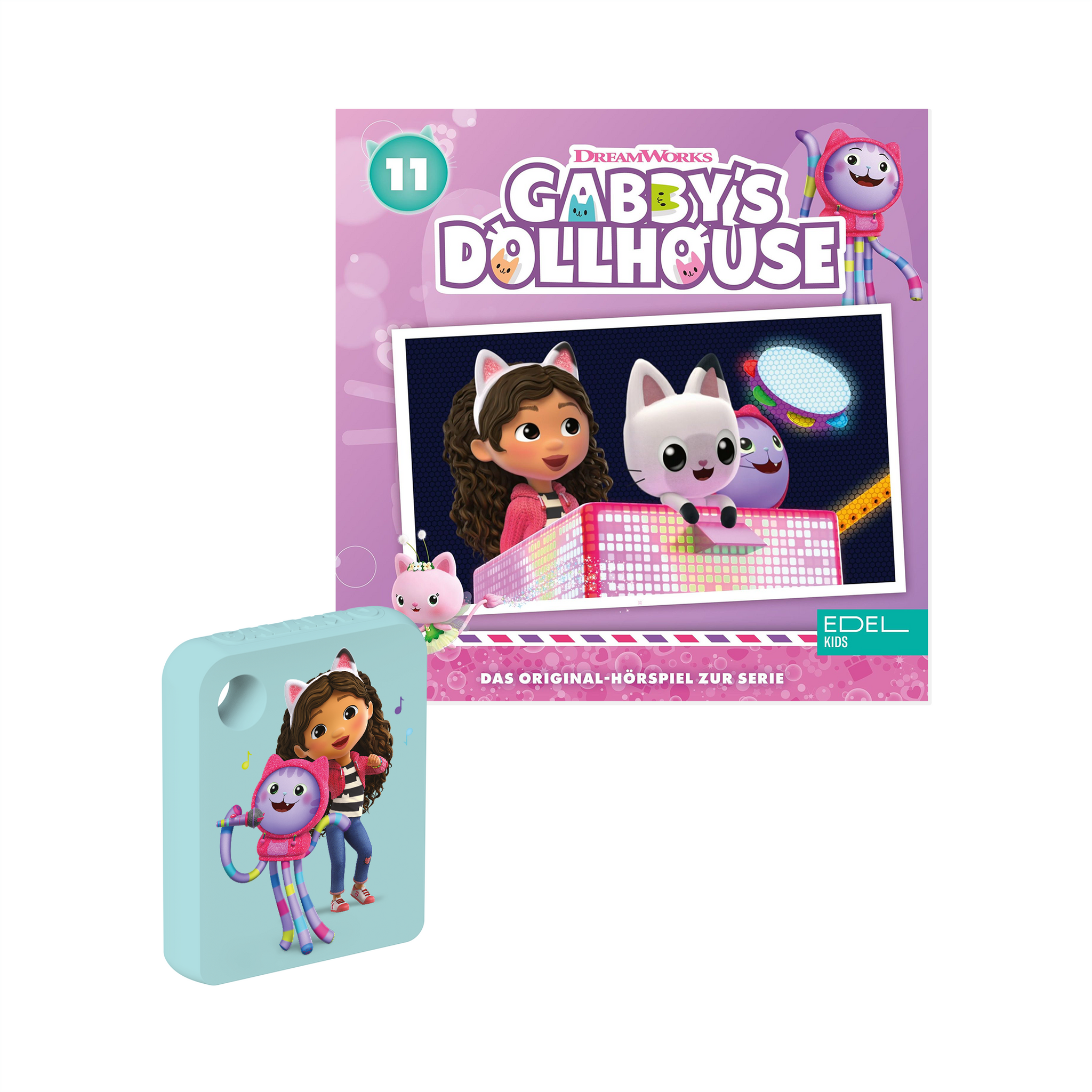 Galakto Audio Token Gabby's Dollhouse – Ratkatz, Bandit & DJ Erba Gatta – Gioco Audio Per Bambini 3+ Anni, 46 Minuti Di Avventure