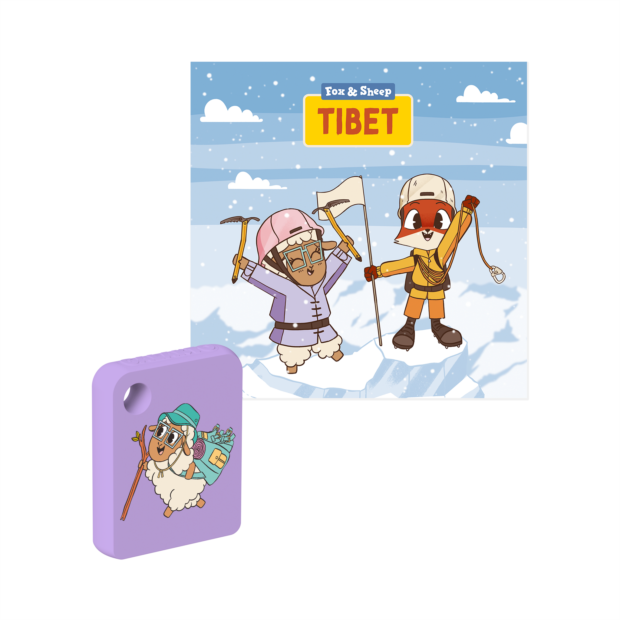 Rund um die Welt mit Fuchs und Schaf Hörspiel für Galakto: Paris \u0026 Tibet  (Folge 3 \u0026 4) – GALAKTO, image size:2048x2048